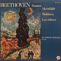 Beethoven Piano Sonatas: Moonlight Les Adieux Waldstein [Vinyl] Guiomar Novaes - $49.99