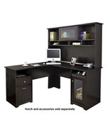 Executive Corner L Shaped Desk Workstation Computer Table Home Office Fu... - £355.87 GBP
