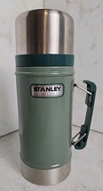 Stanley Thermos 24oz Wide Mouth Green Vacuum Bottle - $366.80 MXN
