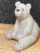 Second Nature Design Quarry Critters Bam Bam Gray Polar Bear Figurine 20... - $8.40