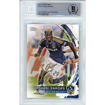 Gyasi Zardes Los Angeles Galaxy Auto 2014 Topps MLS Soccer Signed BAS Auth Slab - $69.99