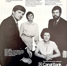 Canal Bank Portland Maine 1979 Advertisement Vintage Finance Banking DWKK5 - £19.97 GBP