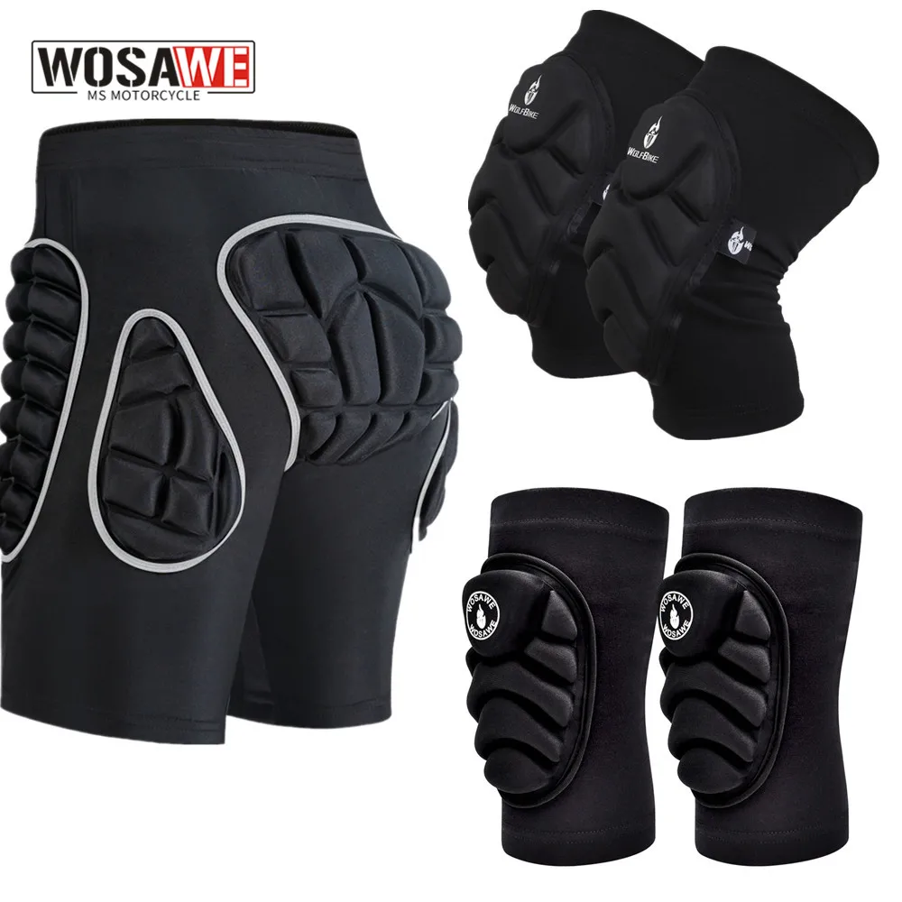 WOSAWE Motorcycle Hip Pad Shorts Motocross Hip protection Men Light Skateboard - £12.19 GBP+