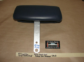 87 Cadillac Coupe Deville Fwd Right Side Front 60/40 Split Bench Seat Headrest - £64.29 GBP