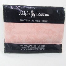 Ralph Lauren Avery Floral Pink Full/Double Flat Sheet - $62.00
