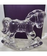 Princess House Rocking Horse Figurine - Lead Crystal 24% - €10,31 EUR