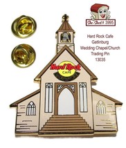Hard Rock Cafe Gatlinburgh 1999 Wedding Chapel Church Trading Pin 13035 - $12.95