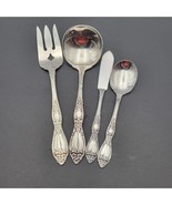 Vintage Oneida by Rogers Stainless Steel 4 PC Serving set Sugar Spoon-bu... - $38.34 CAD
