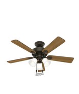 Hunter Fans 50881 Swanson 44 Inch Ceiling Fan LED Light Kit&amp;Pull Chain B... - £59.85 GBP