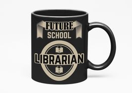 Make Your Mark Design School Librarian. Graduation, Black 11oz Ceramic Mug - £17.04 GBP+