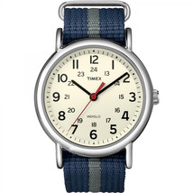 Timex Weekender® Slip-Thru Watch - Navy/Grey - £42.47 GBP