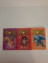 Lot of 3 Beast Quest Books. Adam Blade Paperback. Free Shipping Easy Rea... - £11.35 GBP