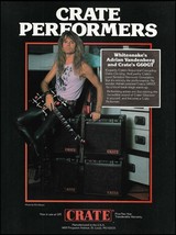 Whitesnake Adrian Vandenberg 1988 Crate G60GT guitar amp advertisement ad print - £3.38 GBP