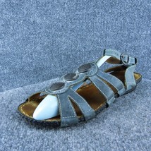 Josef Seibel  Women Gladiator Sandal Shoes Blue Leather Size 38 Medium - £19.38 GBP