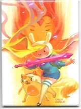 Adventure Time Animated TV Series Fioana Cake Flame Refrigerator Magnet NEW - $3.99