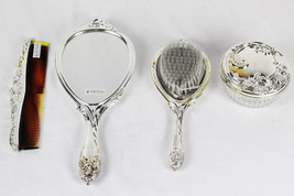 International Silver Company 1989 Silverplated 5 Pc Dresser Set Rhapsody... - $98.00