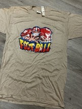 Vintage Football Player Iron On T Shirt 70s 80s Shiny Graphic - Men&#39;s Small - $49.45