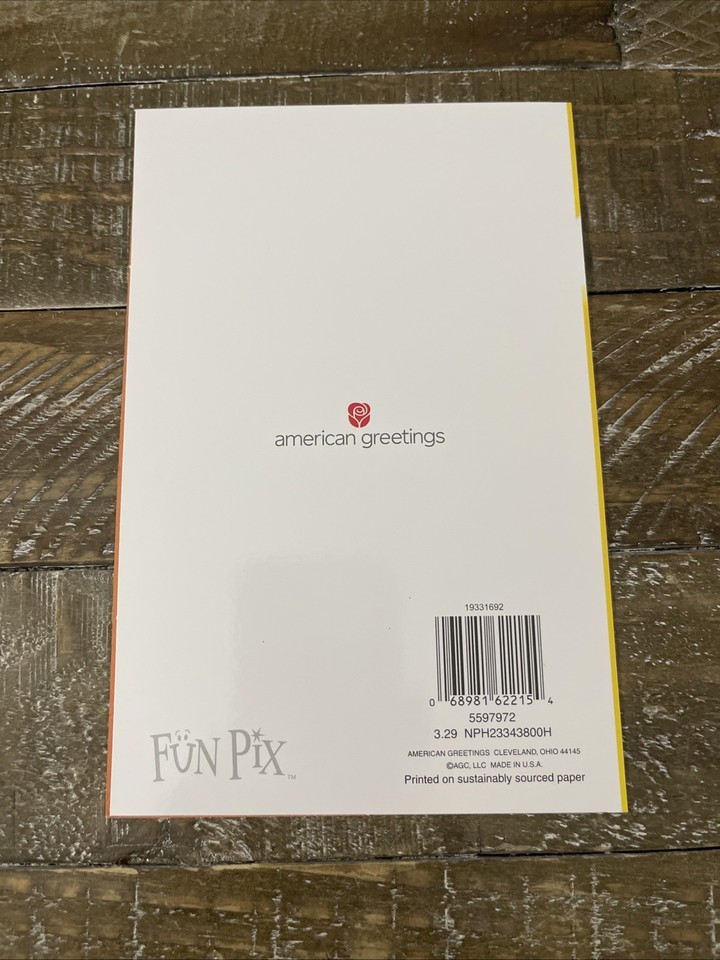 American Greetings Greeting Card Thanks Squeakless Item image 2