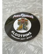 Power Rangers Megazord Loot Crate 1.25&quot; Metal Pin- Exclusive. Factory Se... - £7.64 GBP