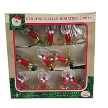 Vintage Kurt S Adler Italian Miniature Christmas Lights Candle Set In Or Outdoor - £27.39 GBP