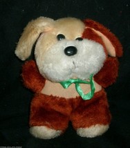 7&quot; VINTAGE BEAN BAG OF LOIS TOY BROWN PUPPY DOG NUTSHELLS STUFFED ANIMAL... - $19.00
