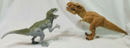 2015 Jurassic World Chomping Jaws T-Rex and Indominus Rex Battle Damage - $24.49