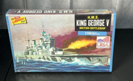 NEW In BOX Lindberg HMS King George V British Battleship 41 1:750 Ship M... - $14.84