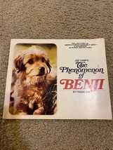 Vintage 1977 Joe Camp&#39;s The Phenomenon Of Benji By Frank Inn Benji The Dog - £6.86 GBP