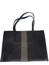 Vince Camuto X FabFitFun Luck Tote Bag Pebbled Vegan Faux Leather Black - £17.62 GBP