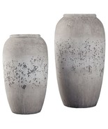 Dimitra - Brown / Cream - Vase Set (Set of 2) - $97.24 CAD