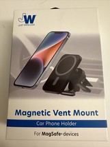 Vent Mount Car Phone Holder For MagSafe Devices-Black - £7.90 GBP