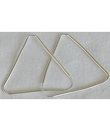 Triangle hoop earrings - $15.08 CAD