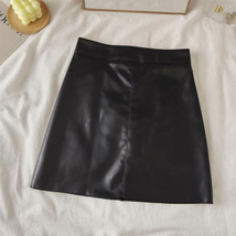 Glacspyg Skirt, Women&#39;s Pu leather High Waist Short Skirt - £26.09 GBP