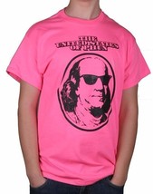 Team Phun Neon Pink The United States of Fun Benjamin Sunnies T-Shirt NWT - $14.24