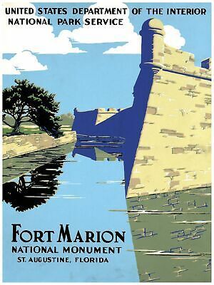 Primary image for 2723.Decoration 18x24 Poster.Home room interior wall design.Fort Marion National