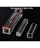 Quartz Glass Square Tube Capillary Pipe for Laboratory Use,Can Be Custom... - $20.49