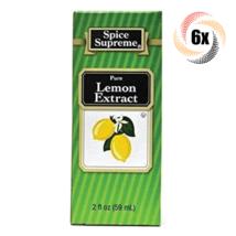 6x Packs Spice Supreme Pure Lemon Extract 2oz ( Fast Shipping! ) - £17.46 GBP