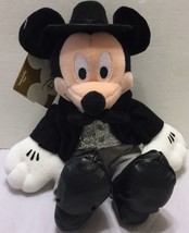 NWT Disney Store Exclusive Wild West Mickey Mouse 8&quot; Mini Bean Bag Plush... - £27.24 GBP