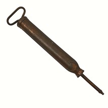 Vintage Manual Hand Air Pump Copper Brass 12.5&quot; Long MC - £12.73 GBP