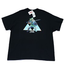 The Legend of Zelda Link Skyward Sword T-Shirt Tee Men&#39;s XXL Black New N... - $32.11