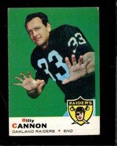 1969 Topps #68 Billy Cannon Vg+ Raiders *X105870 - £5.29 GBP