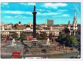 London England United Kingdom Postcard Trafalgar Square - $2.16