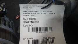 Starter Motor 4 Cylinder Fits 13-18 ALTIMA 103751024Starter Only - $64.56