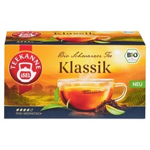Teekanne Classic Organic Classic Black Tea 20 Tea Bags Free Shipping - £8.47 GBP