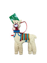 Kurt Adler Llama Cookie Ornament 4.5 inch Off White - £8.71 GBP