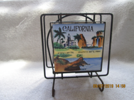 Vintage Centennial Novelty, Los Angeles, California napkin holder, tile ... - $540.21 MXN