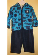 Hoodie Suit Two Piece Navy Blue Infant Boy or Girl - $16.99