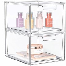 2 Pack Clear Acrylic Stackable Storage Organizers - $49.49