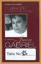 Celebracion a Juan Gabriel Dinner Pass - $29.95