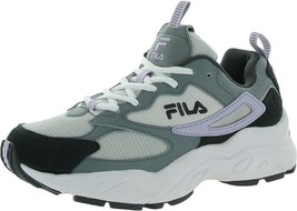 Fila Womens Envizion Running Walking Casual Shoes,Grey/Lilac,7.5M - $59.40
